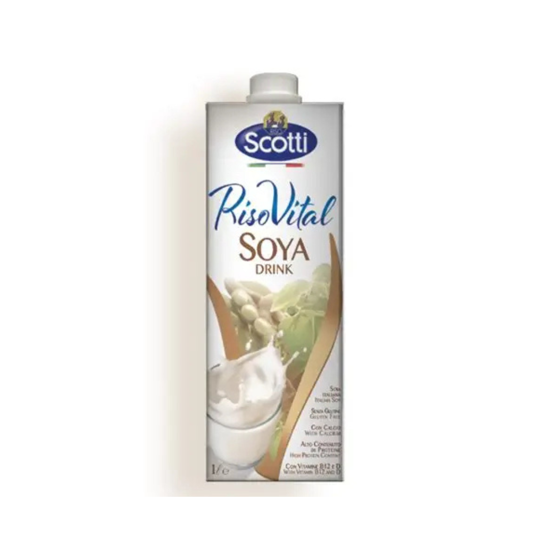 Riso Scotti Vital Soya Drink - 12x1L (1 carton)