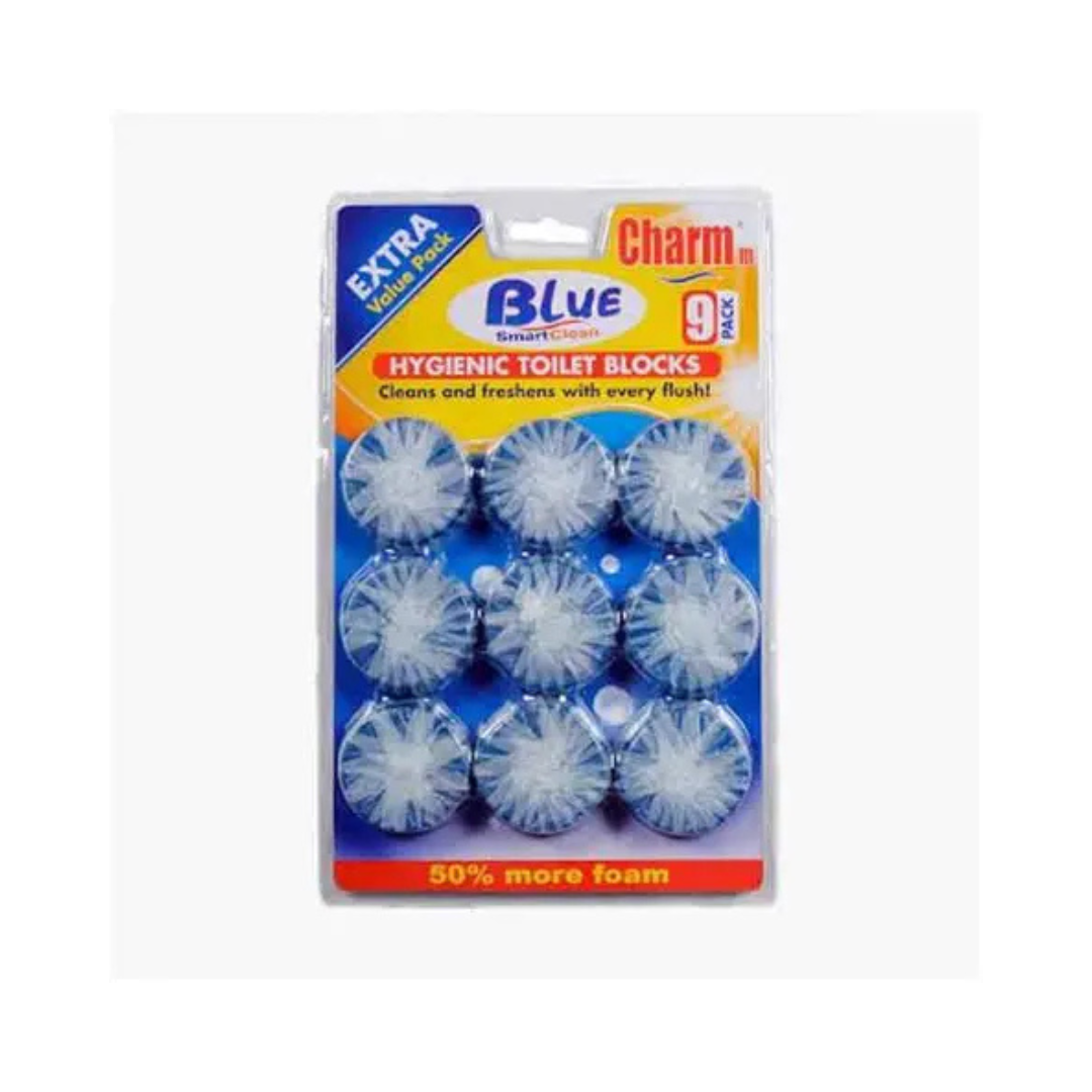 Charmm Anti Bacterial Toilet Blocks 9pkx24 (1 carton)