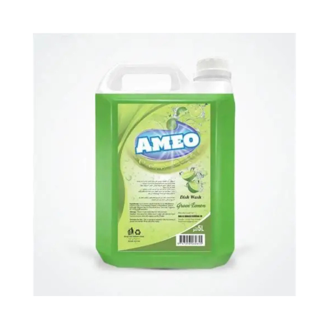 Ameo Dish Wash- Green Lemon- 5Lx4 (1 carton)