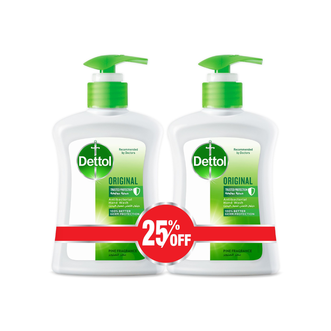Dettol Anti-Bacterial Hand Wash Original 200ml - 2x4 sets (1 carton)