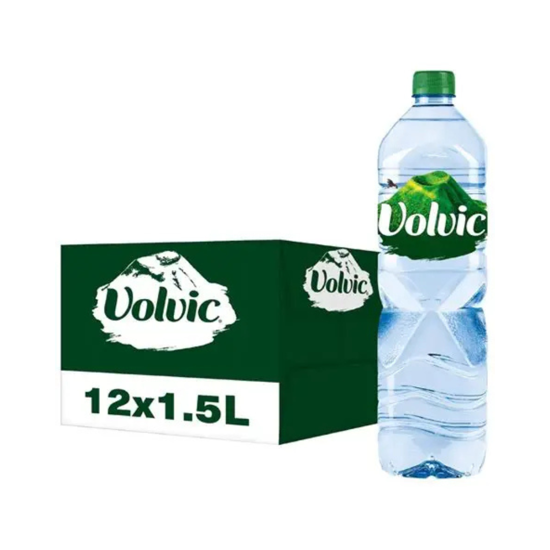 Volvic Natural Mineral Water PET - 12x1.5L (1 carton )