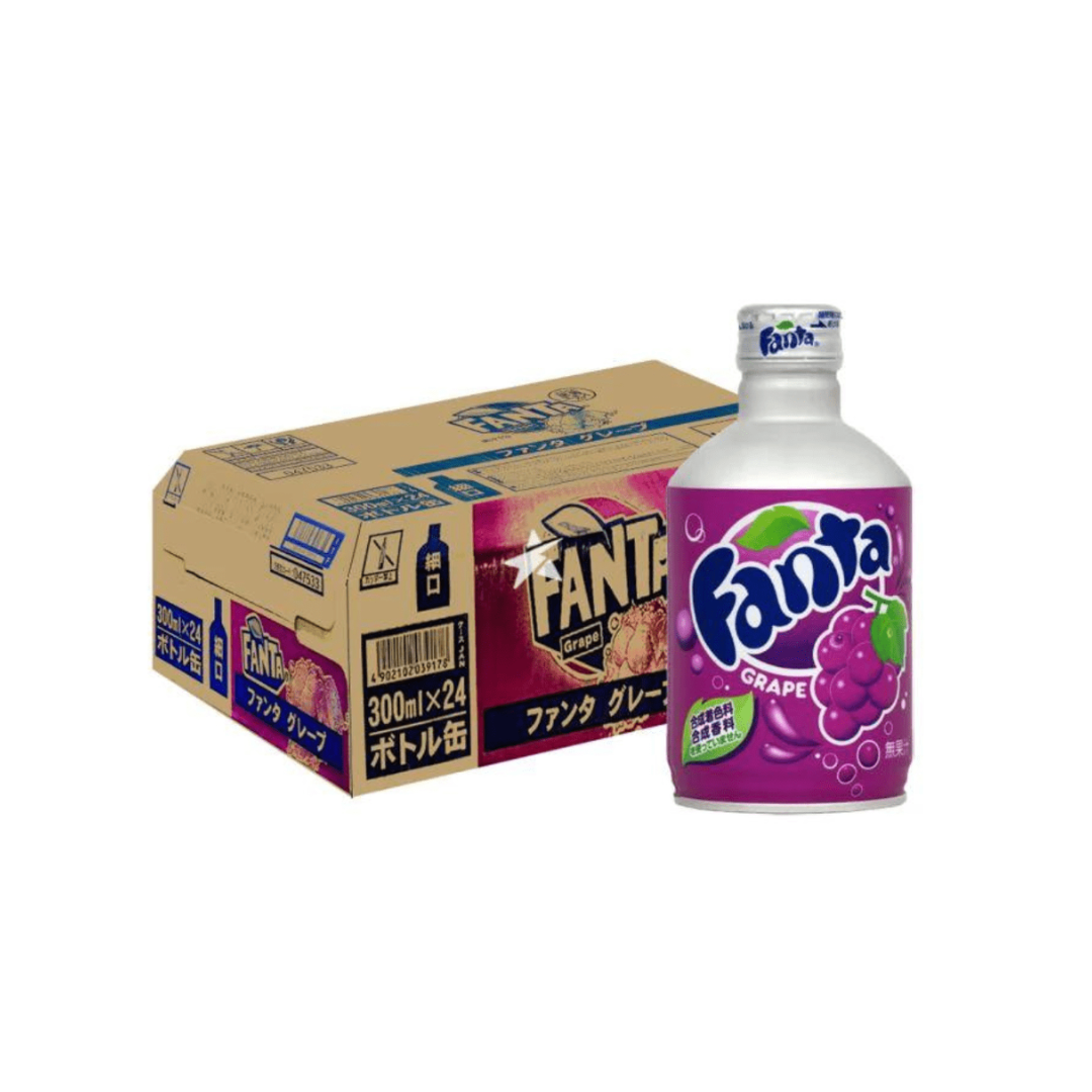 Fanta Grape Japanese Bottle Can - 300mlx24 (1 carton)