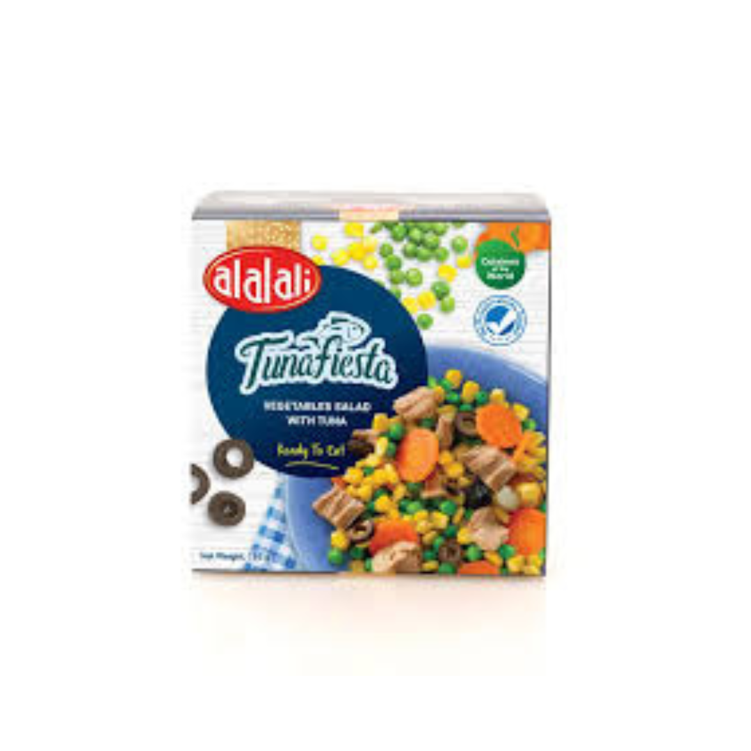 Al Alali Tuna Snack Salad with Vegetables - 24x185g (1 Carton)