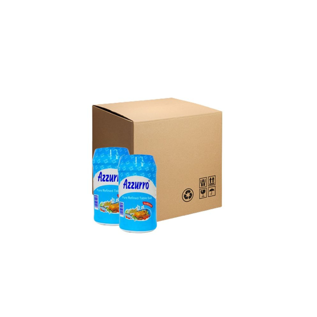 Azzurro Iodized Table Salt - 700gx12 (1 carton)