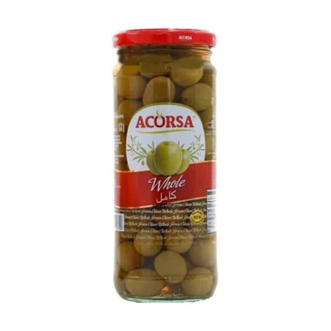 Acorsa Whole Green Olives - 12x285g (1 carton)