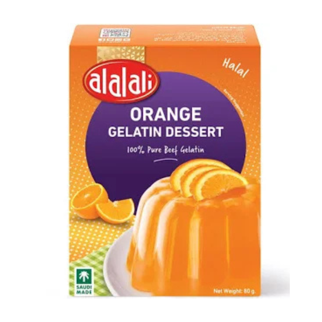 Al Alali Gelatin Orange - 72x80g (1 Carton)