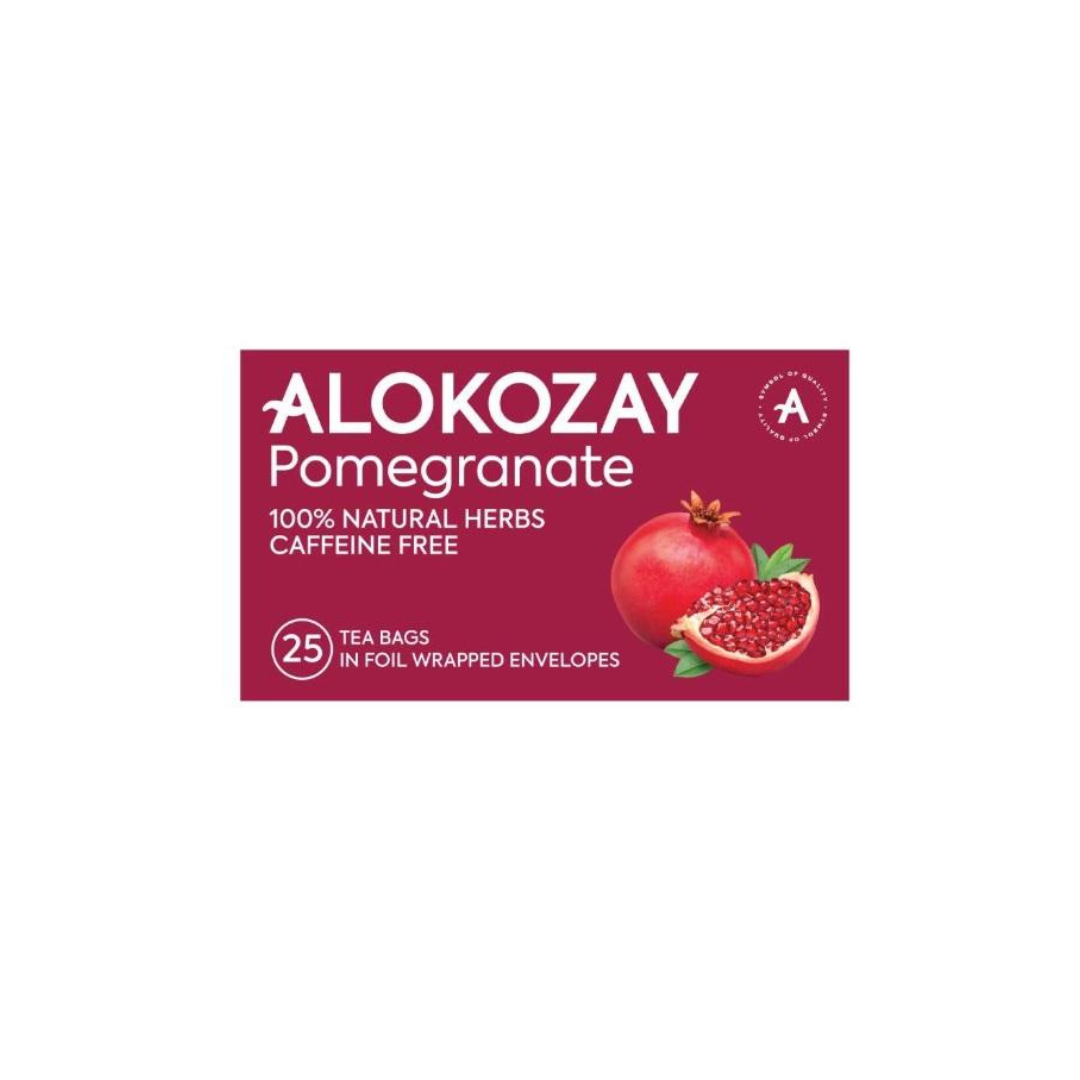 Alokozay Pomegranate Herbal Tea - 25 Heat Seal Sachets