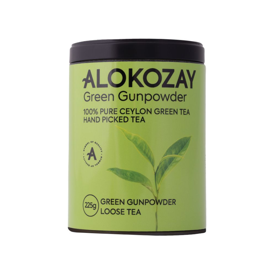 Alokozay Tin Green Loose Tea 225g