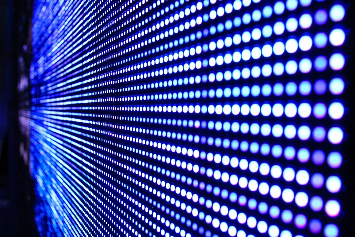 black and white LED light