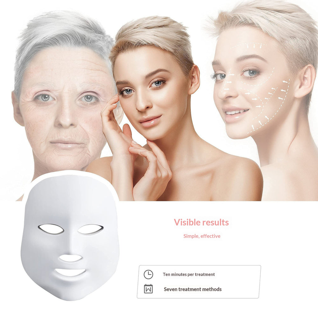 LED Light Therapy Face Mask — Professional Skin Rejuvenation GlowTech UAE