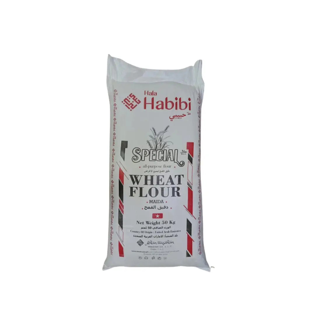 Hala Habibi Wheat All Purpose Flour 50kg Hala Habibi