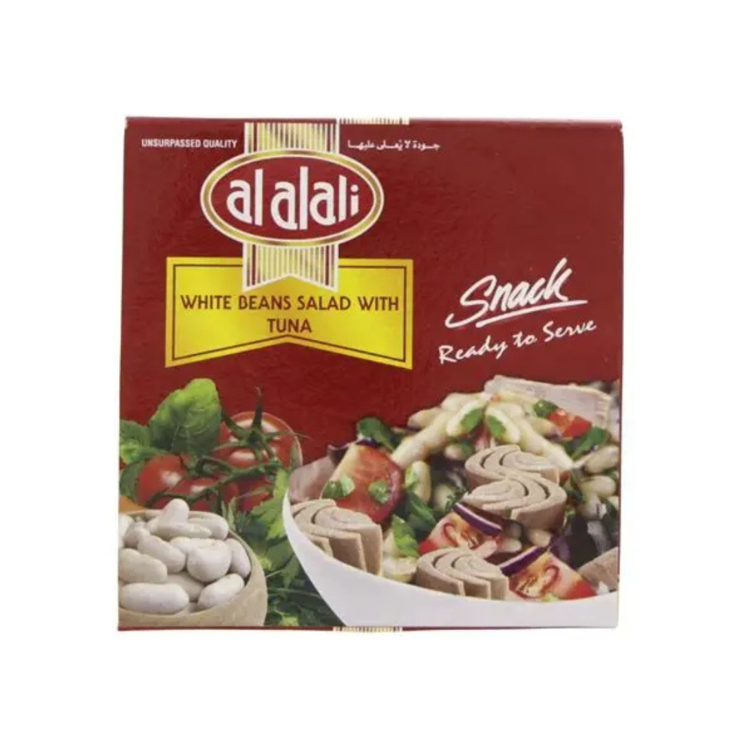 Al Alali Tuna Snack Salad with White Beans - 24x185g (1 Carton)