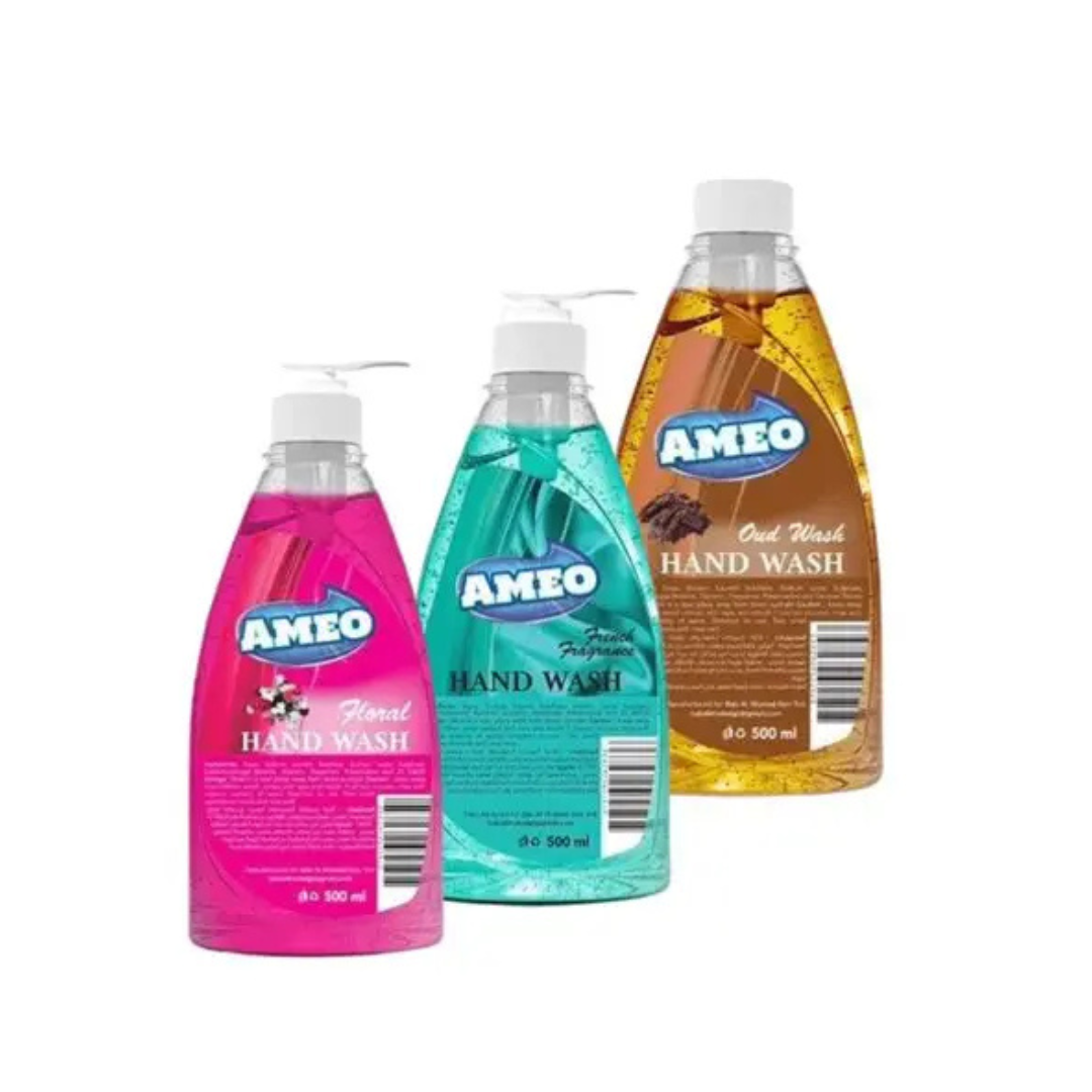 Ameo Hand Wash (Mix Combo) - 500mlx3x8 (1 carton )