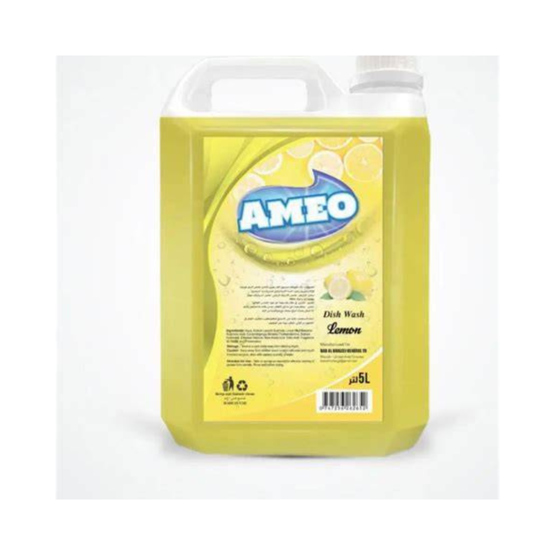 Ameo Dish Wash Lemon- 5Lx4 (1 Carton)