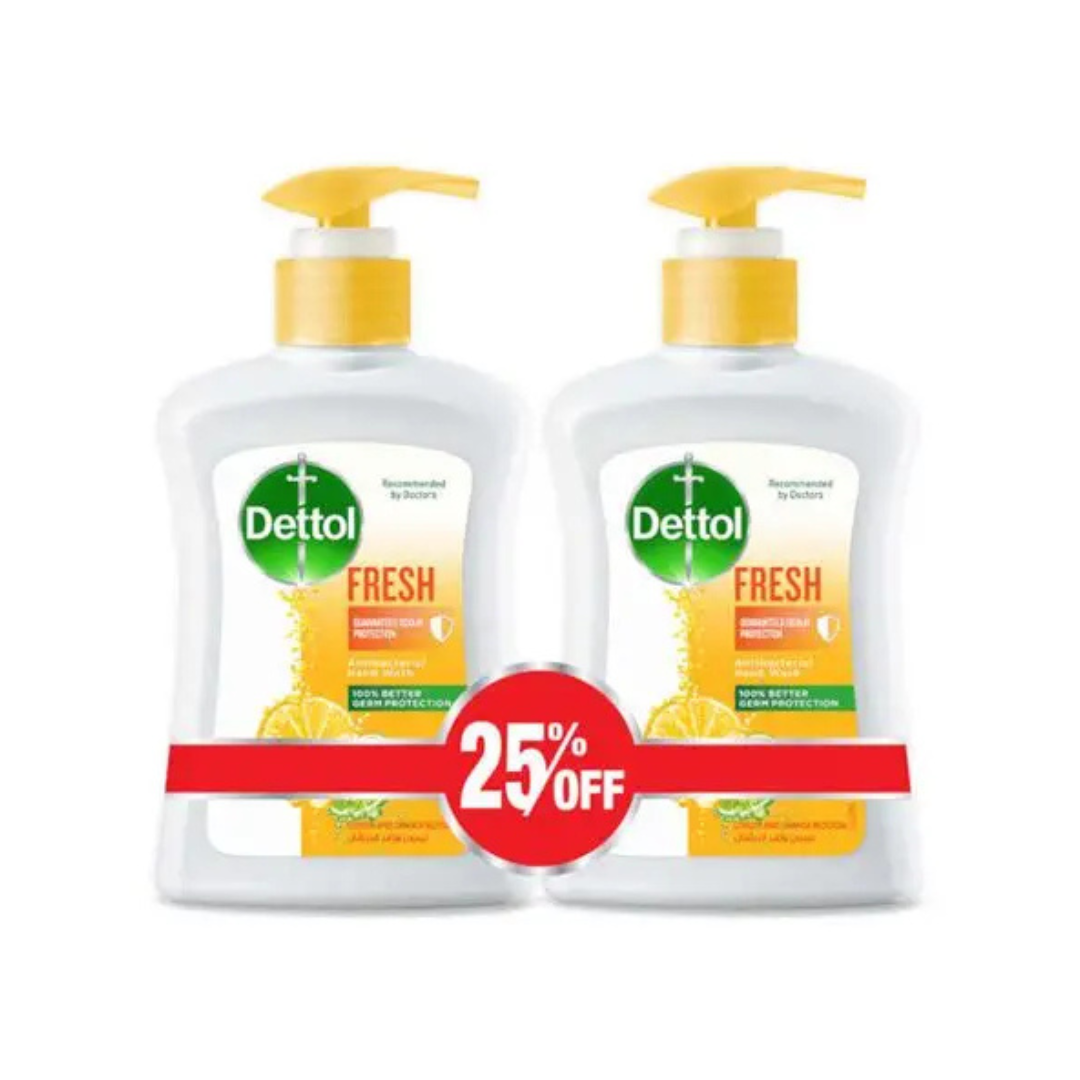 Dettol Fresh Anti-Bacterial Hand Wash 200ml - 2x4 sets (1 carton)