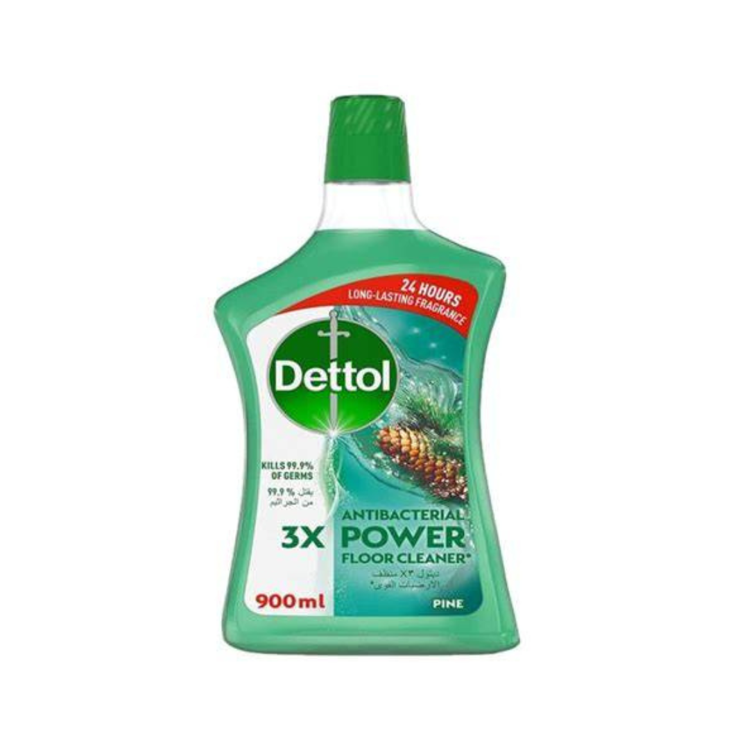 Dettol Anti-Bacterial 3X Power Floor Cleaner Pine 900ml - 2x6 sets (1 carton)