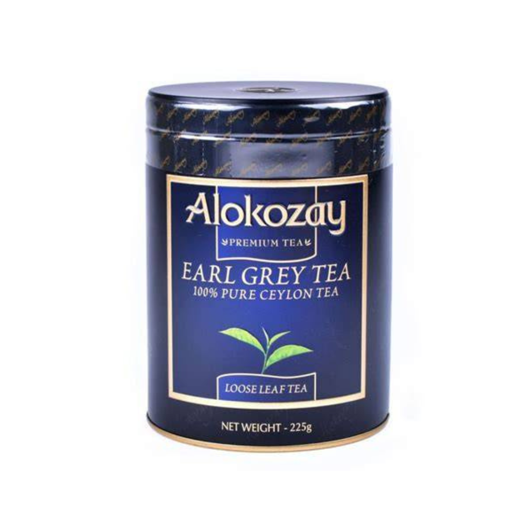 Alokozay Tin Earl Grey Tea – Loose Tea 225G Alokozay