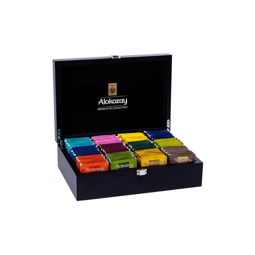 Alokozay 12 Compartments Tea Wooden Box Medium Alokozay