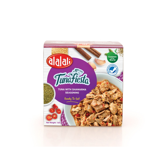 Al Alali Tuna Flakes With Shawarma Seasoning 160g - 24x160g (1 Carton)