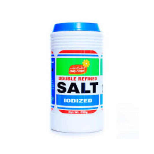 Daily Fresh Iodized Salt - 650gx3 (1 carton)
