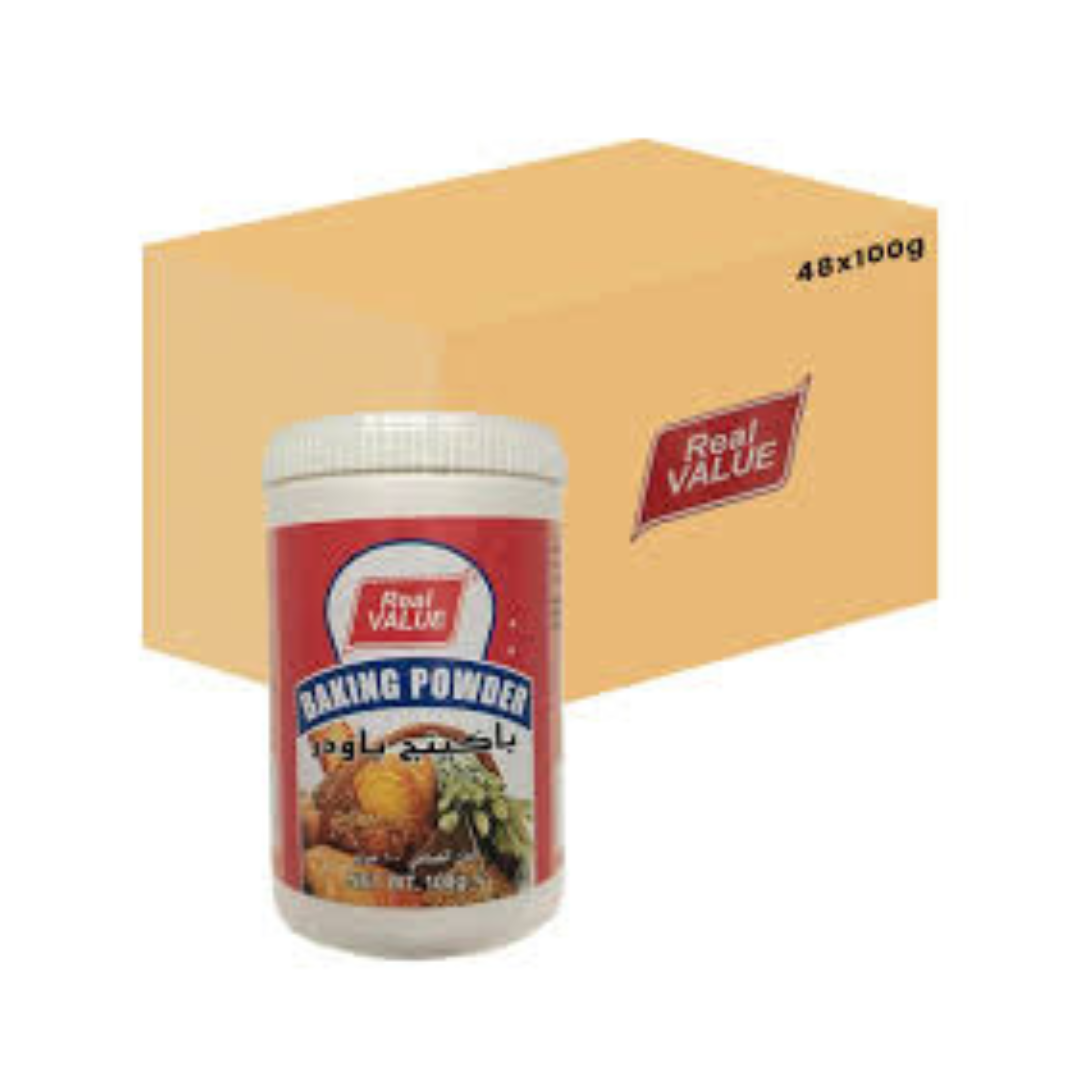 Real Value Baking Powder - 100gx48 (1 carton)