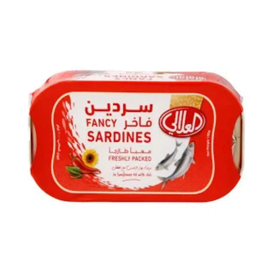 Al Alali Sardines in Sunflower Oil Chili - 50x100g (1 Carton) Al Alali