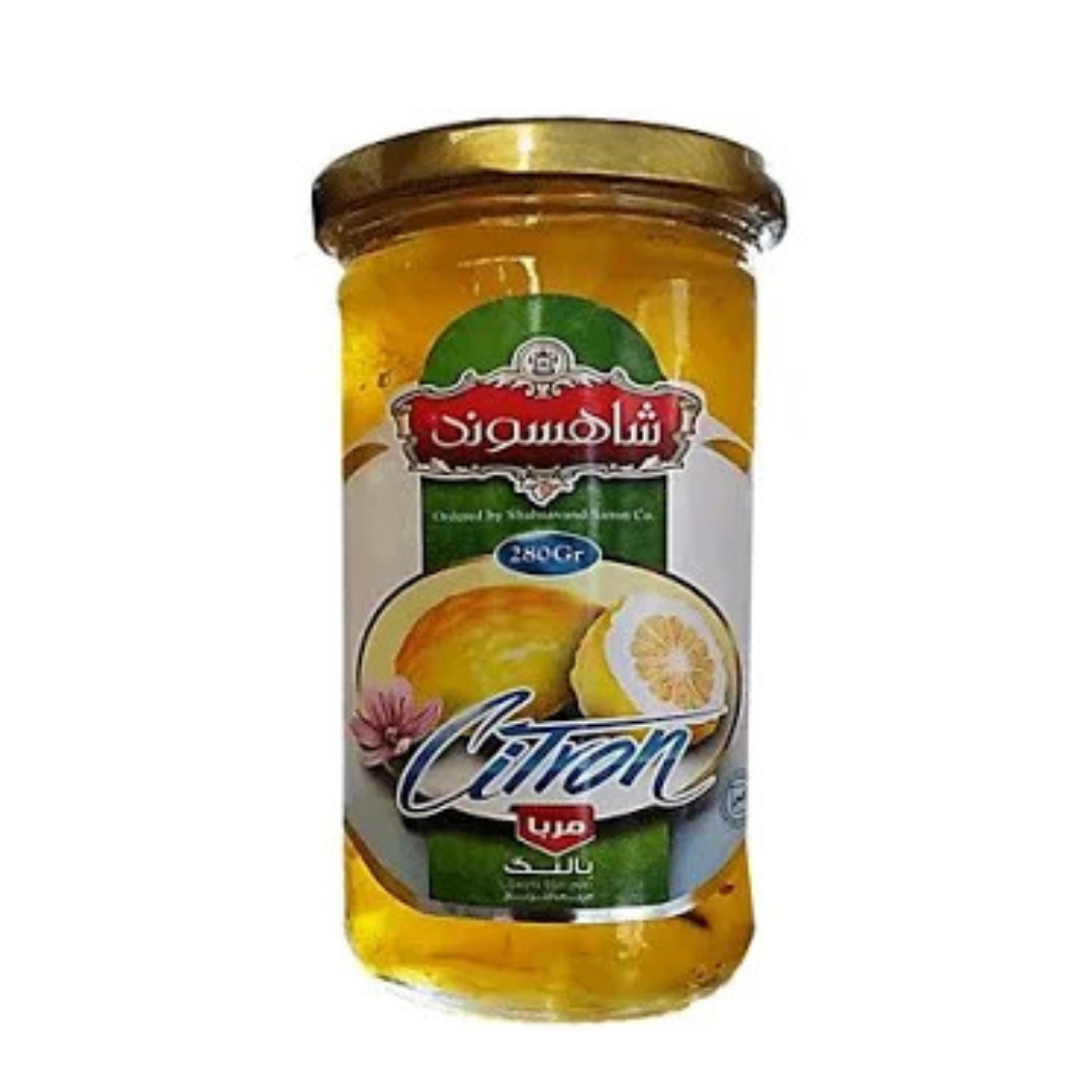 Shahsavand Citron Jam - 280gx12 (1 carton)