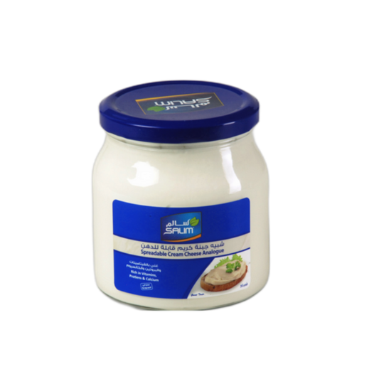 Salim Spreadable Cream Cheese [Glass] - 500gx12 (1 carton)